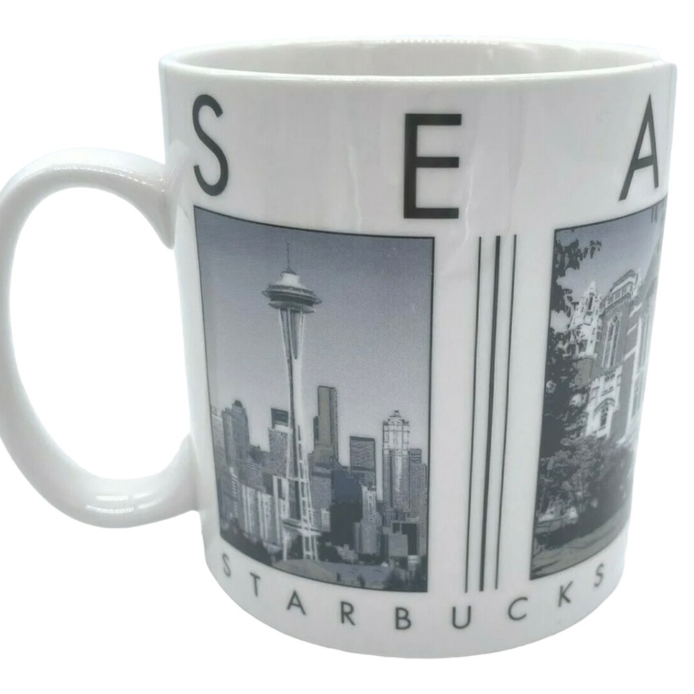 STARBUCKS Barista City Scenes Series 2005 Seattle Mug Excellent Pre-Owned Cond